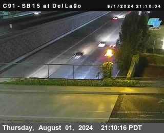 SB 15 at Del Lago bridge