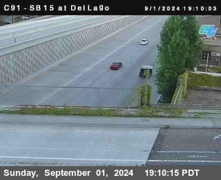 SB 15 at Del Lago bridge