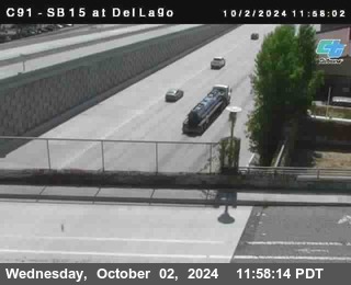 SB 15 at Del Lago bridge