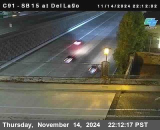 SB 15 at Del Lago bridge