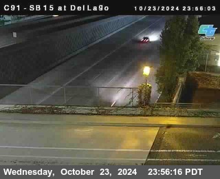 SB 15 at Del Lago bridge