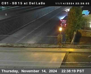 SB 15 at Del Lago bridge