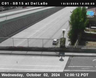 SB 15 at Del Lago bridge