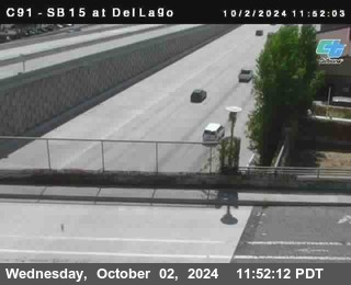 SB 15 at Del Lago bridge