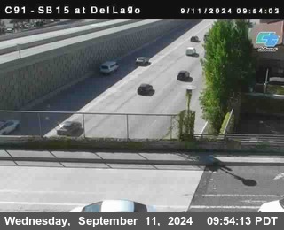 SB 15 at Del Lago bridge