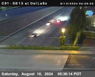 SB 15 at Del Lago bridge