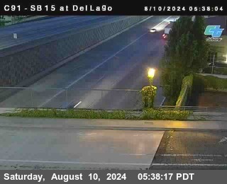 SB 15 at Del Lago bridge