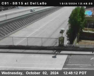 SB 15 at Del Lago bridge