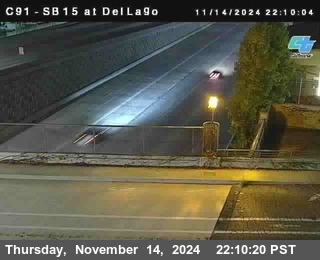 SB 15 at Del Lago bridge