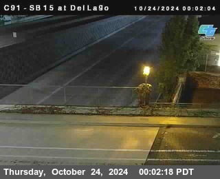 SB 15 at Del Lago bridge