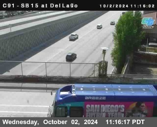 SB 15 at Del Lago bridge