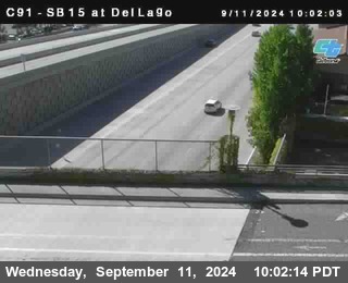 SB 15 at Del Lago bridge