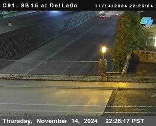 SB 15 at Del Lago bridge