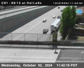 SB 15 at Del Lago bridge