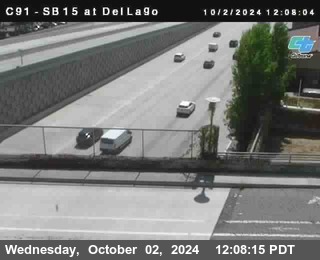 SB 15 at Del Lago bridge