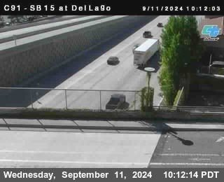 SB 15 at Del Lago bridge