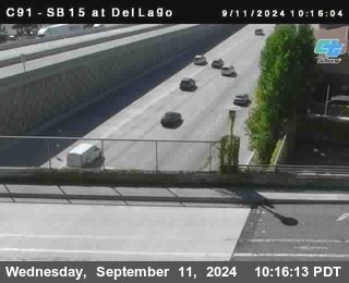 SB 15 at Del Lago bridge