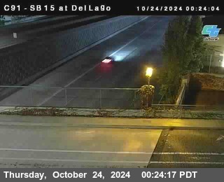 SB 15 at Del Lago bridge