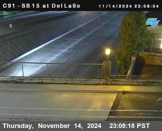 SB 15 at Del Lago bridge