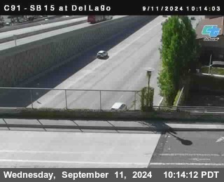 SB 15 at Del Lago bridge