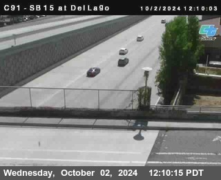 SB 15 at Del Lago bridge