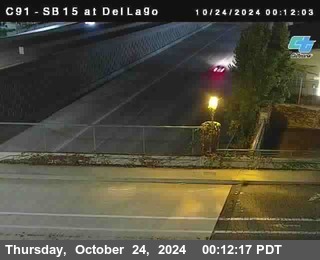 SB 15 at Del Lago bridge