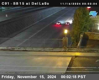 SB 15 at Del Lago bridge