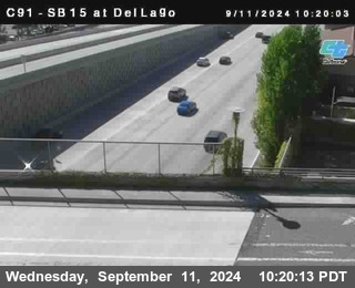 SB 15 at Del Lago bridge