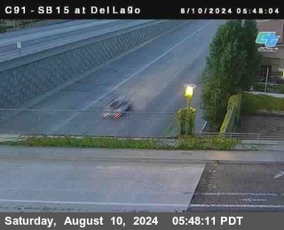 SB 15 at Del Lago bridge