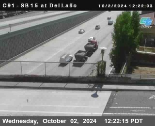 SB 15 at Del Lago bridge