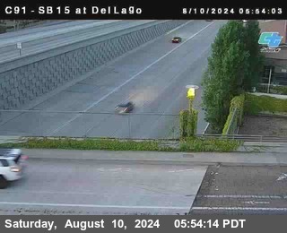 SB 15 at Del Lago bridge