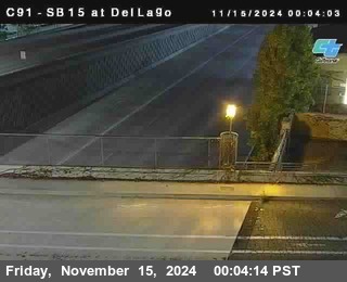 SB 15 at Del Lago bridge