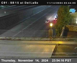 SB 15 at Del Lago bridge