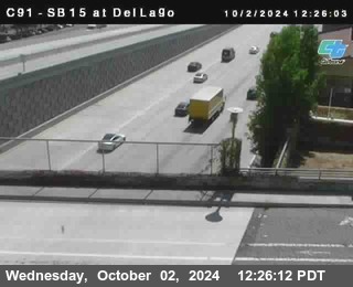 SB 15 at Del Lago bridge