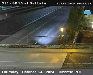 SB 15 at Del Lago bridge