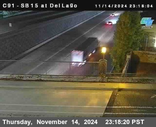 SB 15 at Del Lago bridge