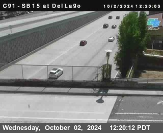 SB 15 at Del Lago bridge