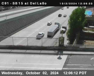 SB 15 at Del Lago bridge