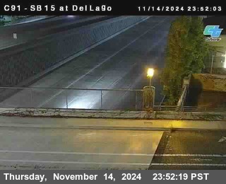 SB 15 at Del Lago bridge