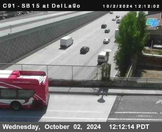 SB 15 at Del Lago bridge