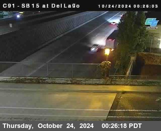 SB 15 at Del Lago bridge