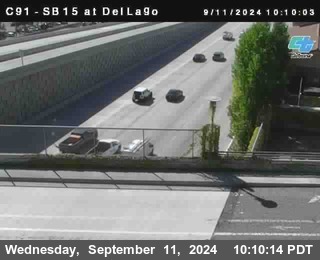 SB 15 at Del Lago bridge