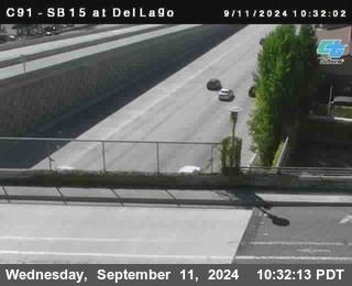 SB 15 at Del Lago bridge