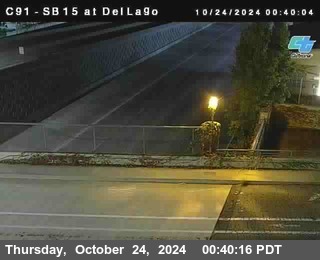 SB 15 at Del Lago bridge