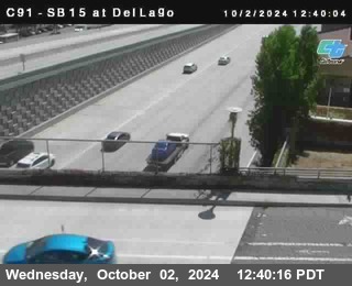 SB 15 at Del Lago bridge