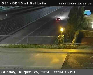 SB 15 at Del Lago bridge