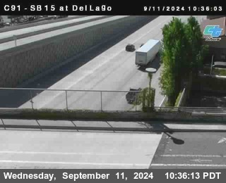 SB 15 at Del Lago bridge