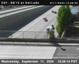 SB 15 at Del Lago bridge