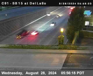 SB 15 at Del Lago bridge