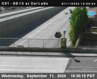 SB 15 at Del Lago bridge